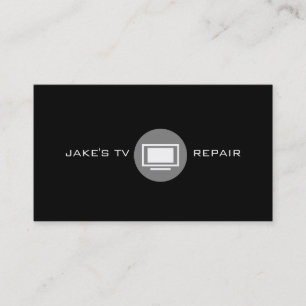 TV, Visitekaartje voor reparatie van monitor