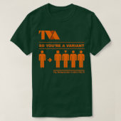 TVA VARIANT T-SHIRT (Design voorkant)
