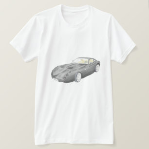 TVR Tuscan Classic car T Shirt art, aanpasbaar