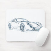 TVR Tuscan Muismat (Met muis)