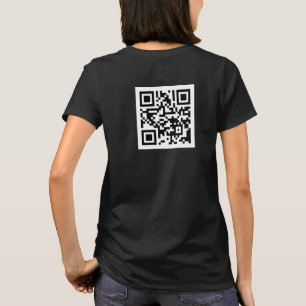 TVU QR-code naar website T-shirt