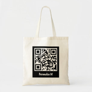 TVU QR-code naar website Tote Bag