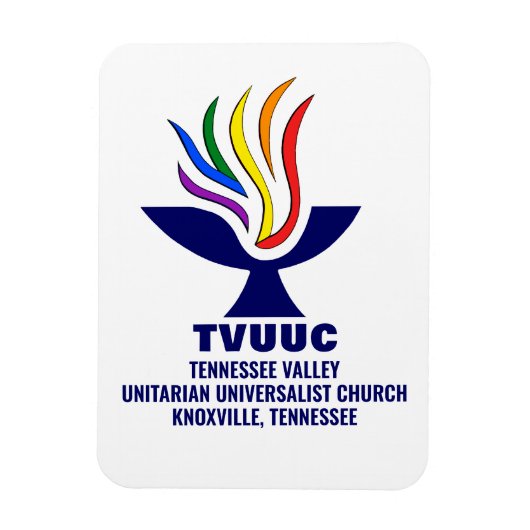 TVUUC Tennessee Valley Unitarian Universalist Magneet (Verticaal)