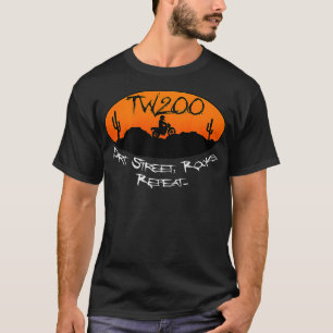 TW200 Trein Motorfiets Enduro OffRoad T-shirt