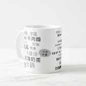 TW-Anglais+Mandarin Coffee Mug (Devant gauche)