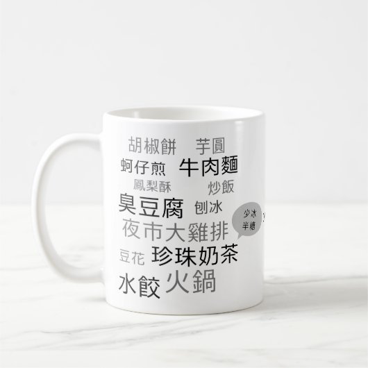 TW-Anglais+Mandarin Coffee Mug (Gauche)