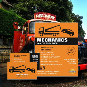 Tw Truck, Auto Mechanic & Repairs Adverteren Flyer