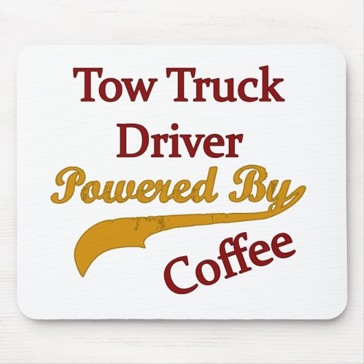 Tw Truck Driver met Koffie Muismat (Voorkant)