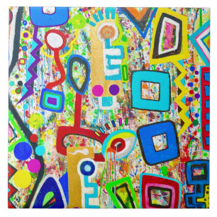 Twaalf 20 6 x 6 keramische Tegel Tegeltje