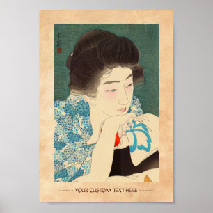 Twaalf aspecten van vrouwen, ochtend haar Torii Ko Poster
