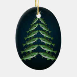 Twaalf bedden van kerstovalen keramisch ornament