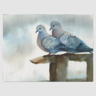 Twaalf dagen kerst: Turtle Doves (A), Tissuepapier