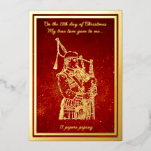 Twaalf dagen Kerstmis, Pipers Piping