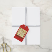 TWAALF DAGEN VAN KERSTCADEAU LABEL CADEAULABEL (Met Touw)