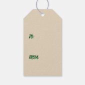 TWAALF DAGEN VAN KERSTCADEAU LABEL CADEAULABEL (Achterkant)