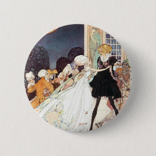 Twaalf-dansprinsen van Kay Nielsen Ronde Button 5,7 Cm