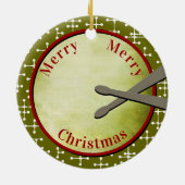 Twaalf drummers - Aangepast jaar Keramisch Ornament (Achterkant)