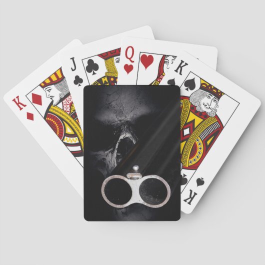 Twaalf Gauge Kwaad Pokerkaarten (Achterkant)