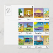 Twaalf Israëlische zeehonden Briefkaart (Voorkant / Achterkant)