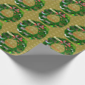 Twaalf kerstdagen cadeaupapier (Hoek)