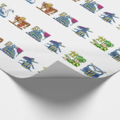 Twaalf kerstdagen cadeaupapier (Hoek)