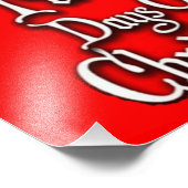 Twaalf kerstdagen foto afdruk (Hoek)