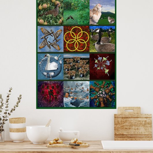 Twaalf kerstdagen - het Poster (Keuken)