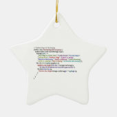Twaalf kerstdagen in Java Keramisch Ornament (Voorkant)