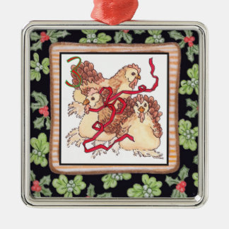 Twaalf kerstdagen metalen ornament