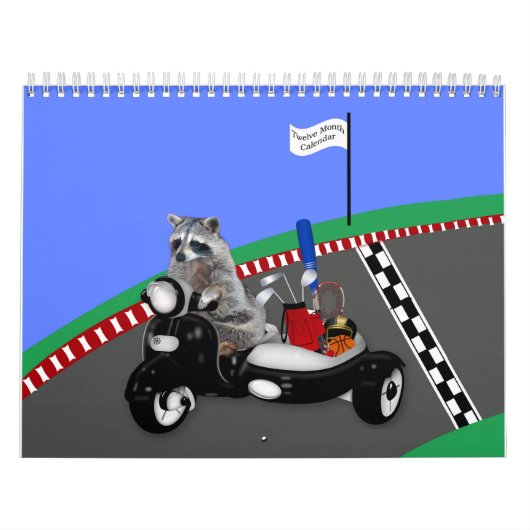 Twaalf maanden kalender (Hoes)