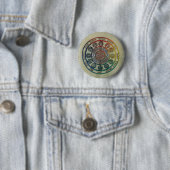 Twaalf stammen en appelen ronde button 5,7 cm (In situ)