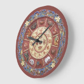 Twaalf takken van de aarde ~ Chinese Zodiac Grote Klok (Hoek)
