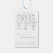 TWAALFDE DAG VAN KERSTMIS / Kerst Gift Label Cadeaulabel (Achterkant)