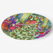 Twaalfde nacht papieren bordje (Gekanteld)