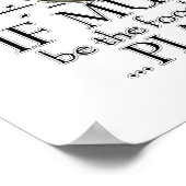 Twaalfde Night Music Quote Poster (Hoek)