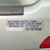 Twain-bumpersticker Bumpersticker (Op auto)
