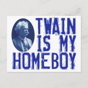 Twain is m'n huisjongen briefkaart