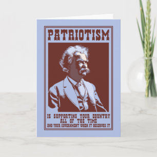 Twain - Patriotisme Kaart