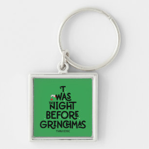 'Twas de Nacht voor Grinchmas Sleutelhanger