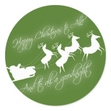 "Twas de nacht voor Kerstmis" Sticker