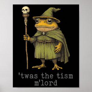 Twas De Tism Mlord Grappige Tovenaar Kikker Heks  Poster