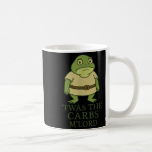 Twas The Carbs Lord Funny Frog Meme Middeleeuws Koffiemok