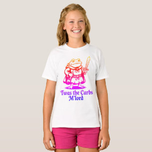 ’Twas The Carbs M’Lord Grappige Middeleeuwse Kikk T-shirt