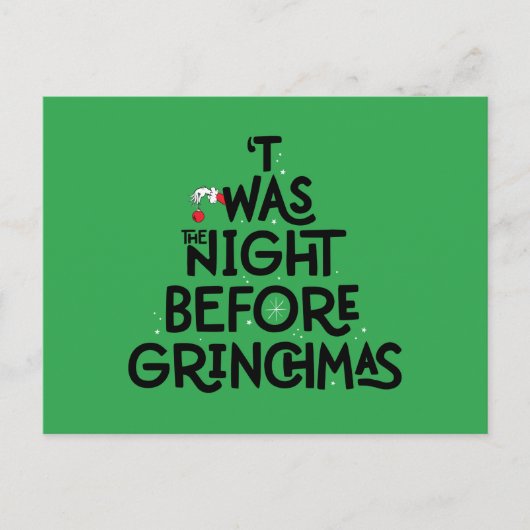 'Twas the Night Before Grinchmas Briefkaart (Voorkant)