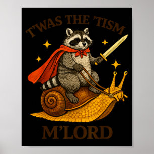 TWAS The Tism M Lord Grappige Held Vintage Wasbeer Poster