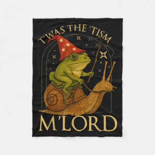 Twas The Tism M Lord T-shirt - Grappig Autisme Bew Fleece Deken