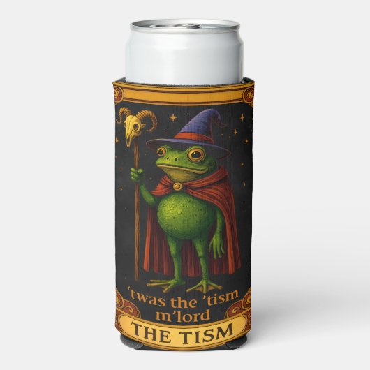 T'was The 'Tism M'Lord Frog Meme Autism Awareness (Seltzer Achterkant)