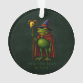 T'was The 'Tism M'Lord Frog Meme Autism Awareness Ornament (achterkant)