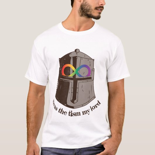 twas the tism my lord t-shirt (Voorkant)