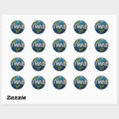 TWAU-stickers Ronde Sticker (Vel)